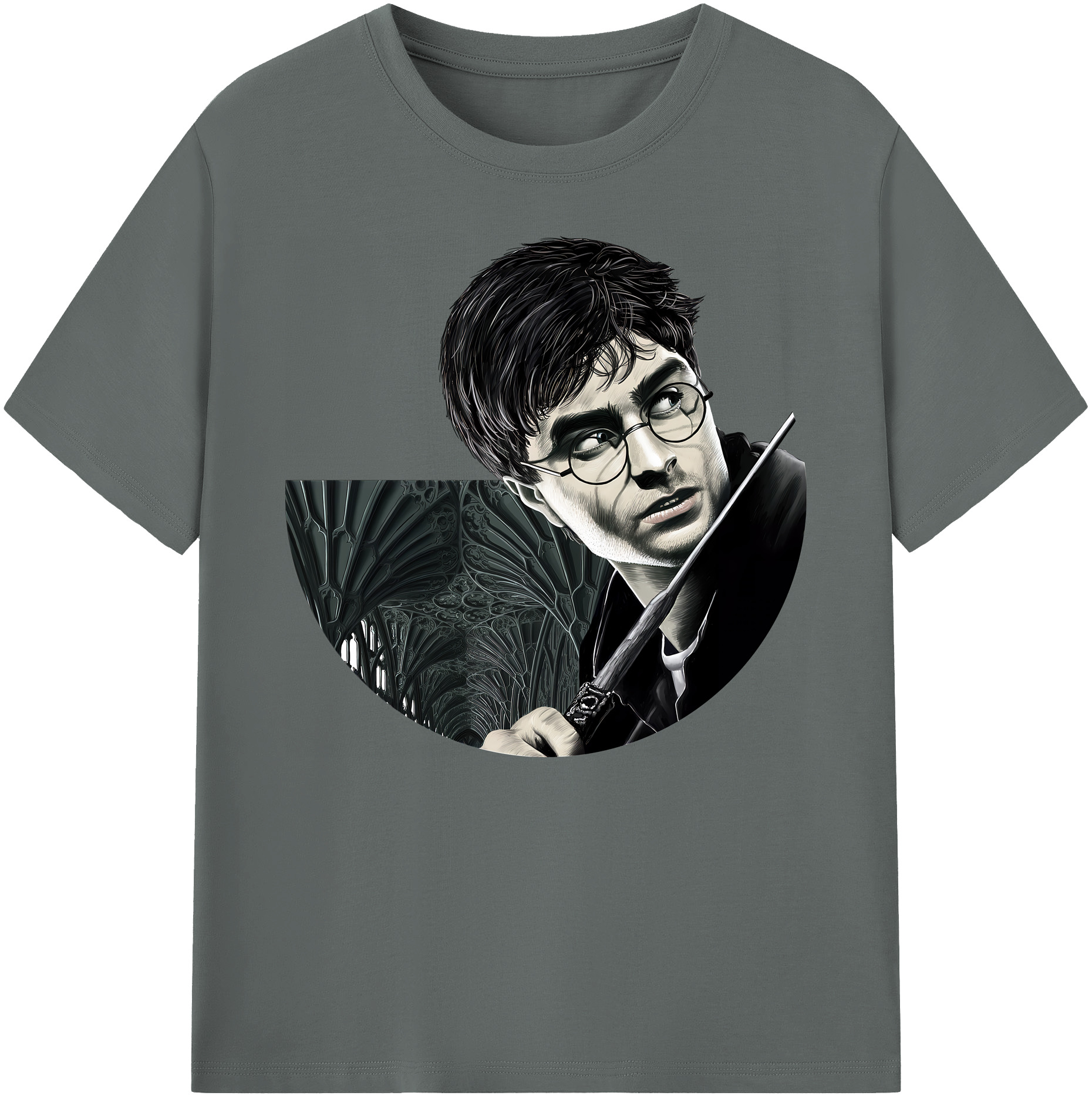 （画像用） Harry Potter ハリー・ポッターシリーズ 綿100％ メンズ半袖Tシャツ｜肌触りやわらか＆通気性